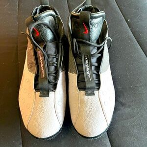 Sweet black and grey Nikes.